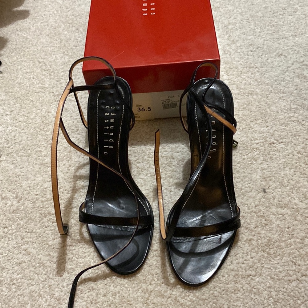 Strappy heels